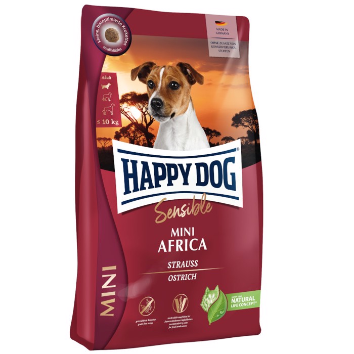 Happy Dog Xira Trofi Skulou Sensible MINI AFRICA GrainFree 4kg